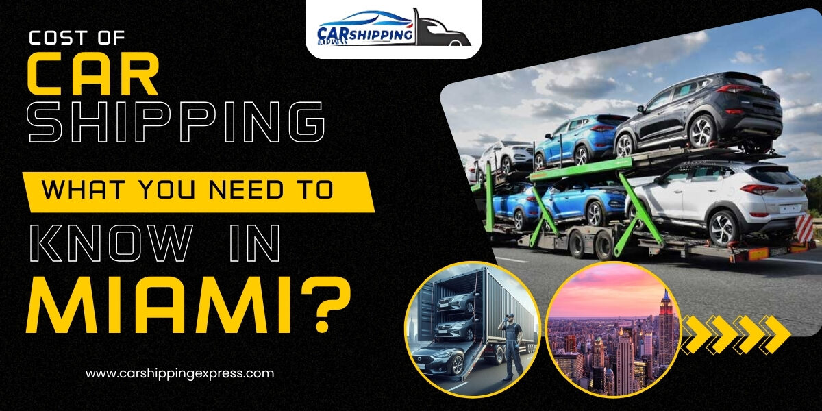 Cost of Car Shipping Service in Miami